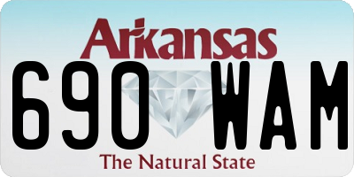 AR license plate 690WAM