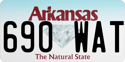 AR license plate 690WAT