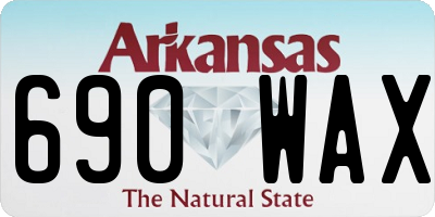 AR license plate 690WAX