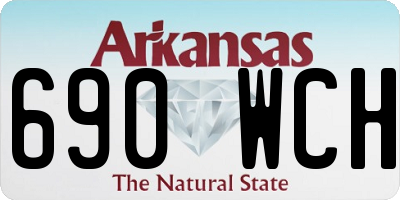 AR license plate 690WCH