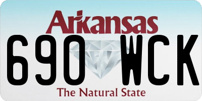 AR license plate 690WCK