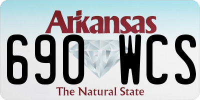 AR license plate 690WCS