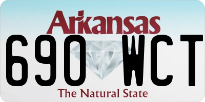 AR license plate 690WCT