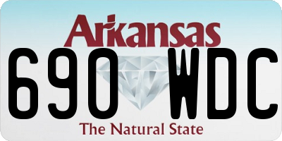 AR license plate 690WDC