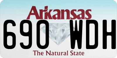 AR license plate 690WDH