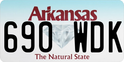 AR license plate 690WDK