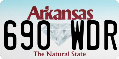 AR license plate 690WDR
