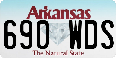 AR license plate 690WDS