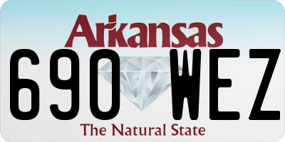 AR license plate 690WEZ