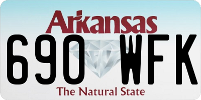 AR license plate 690WFK