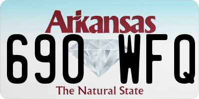 AR license plate 690WFQ