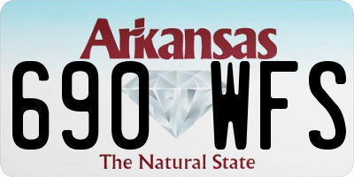 AR license plate 690WFS