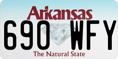 AR license plate 690WFY