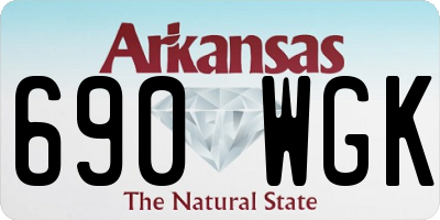 AR license plate 690WGK