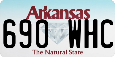 AR license plate 690WHC