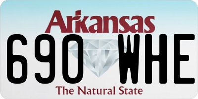 AR license plate 690WHE