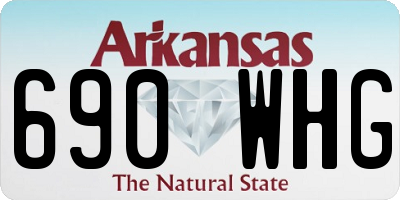 AR license plate 690WHG