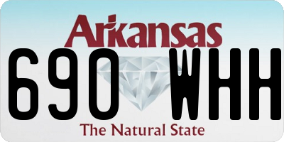 AR license plate 690WHH