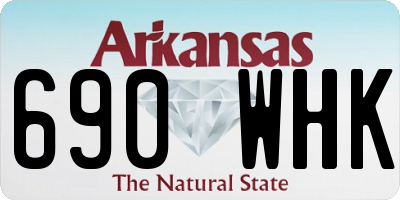 AR license plate 690WHK