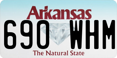 AR license plate 690WHM