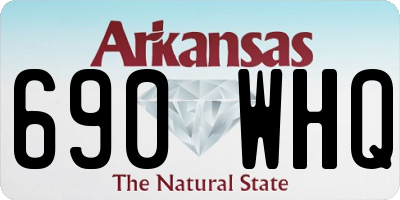 AR license plate 690WHQ