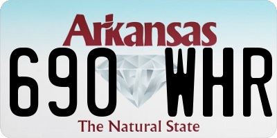 AR license plate 690WHR