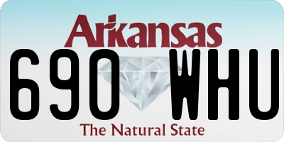 AR license plate 690WHU