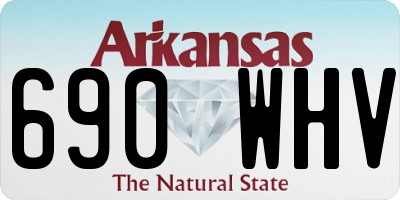 AR license plate 690WHV