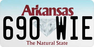 AR license plate 690WIE