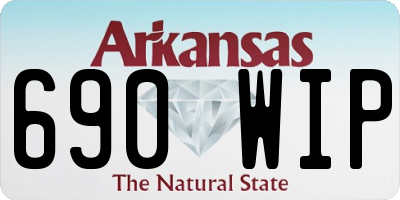 AR license plate 690WIP