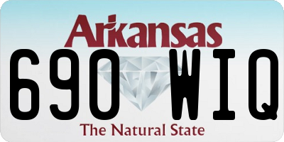 AR license plate 690WIQ