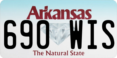 AR license plate 690WIS