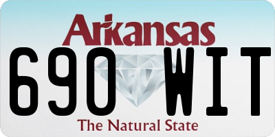 AR license plate 690WIT