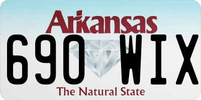 AR license plate 690WIX