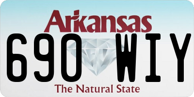 AR license plate 690WIY