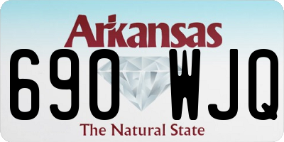 AR license plate 690WJQ