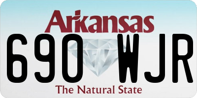 AR license plate 690WJR