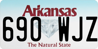 AR license plate 690WJZ