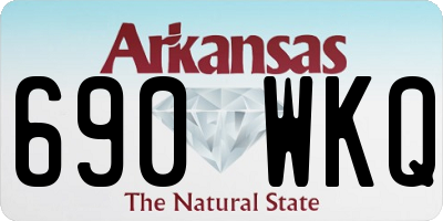 AR license plate 690WKQ