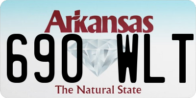 AR license plate 690WLT