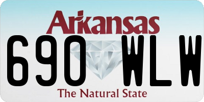 AR license plate 690WLW