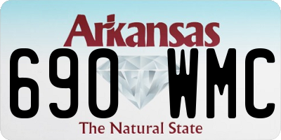 AR license plate 690WMC