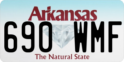 AR license plate 690WMF