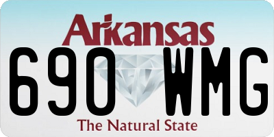 AR license plate 690WMG