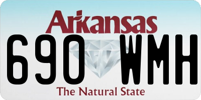 AR license plate 690WMH