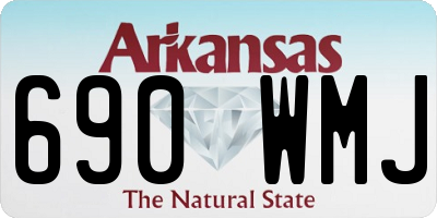 AR license plate 690WMJ
