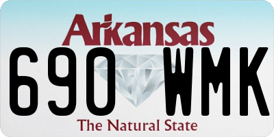 AR license plate 690WMK