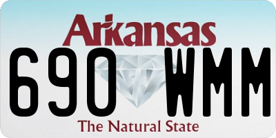 AR license plate 690WMM