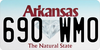 AR license plate 690WMO