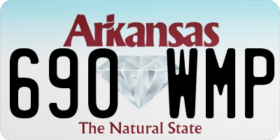 AR license plate 690WMP